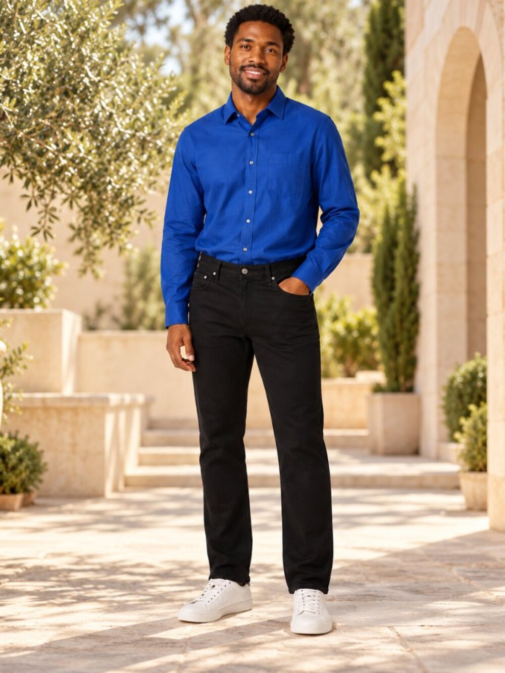 Good Counsel Malone Stretch Jeans Men’s Size 48 x 33 Black NWT